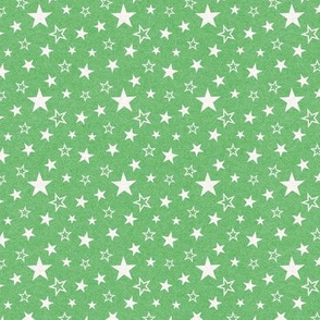 Mottled Green Stars