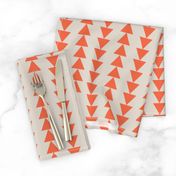 Arrows - Orange/Red - Taupe