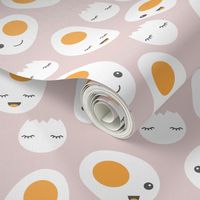 Cute kawaii eggs for breakfast cute food pattern gender neutral