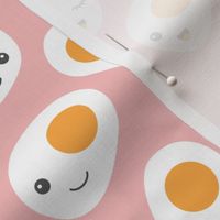 Cute kawaii eggs for breakfast cute food pattern soft pink girls