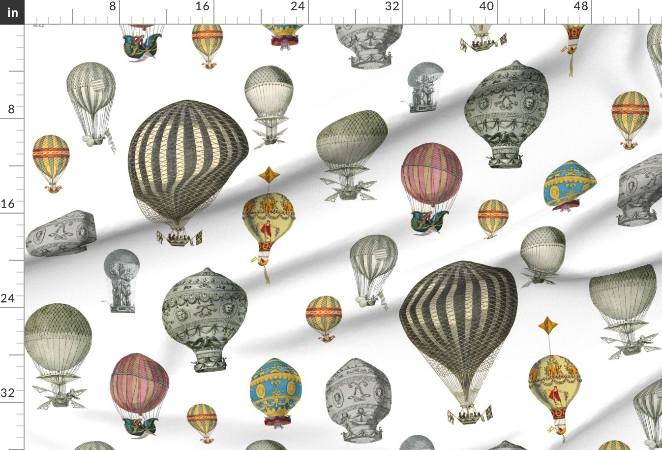 restaurant Ithaca synoniemenlijst The History of Hot Air Balloons Fabric | Spoonflower