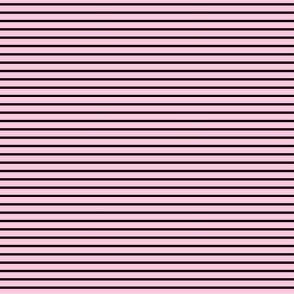 stripes tiny horizontal black and pink ffc8df