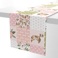 australian shepherd red merle pet quilt d cheater quilt dog fabric 