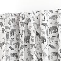 abc quilt //  ABC's animals nursery fabric