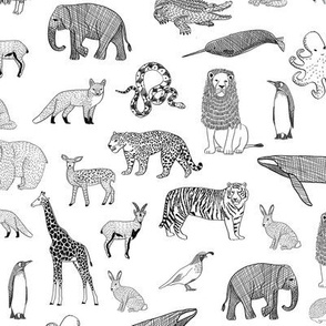 abc quilt //  ABC's animals nursery fabric