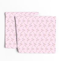 unicorn face floral unicorn quilt nursery fabric pink