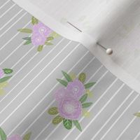 floral stripes coordinate unicorn quilt nursery fabric