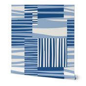 Twiggy Stripes, classic blue