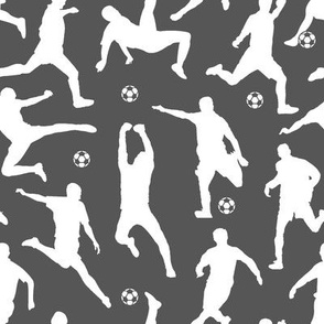 Soccer Players // Charcoal // Large