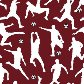 Soccer Players // Maroon // Large