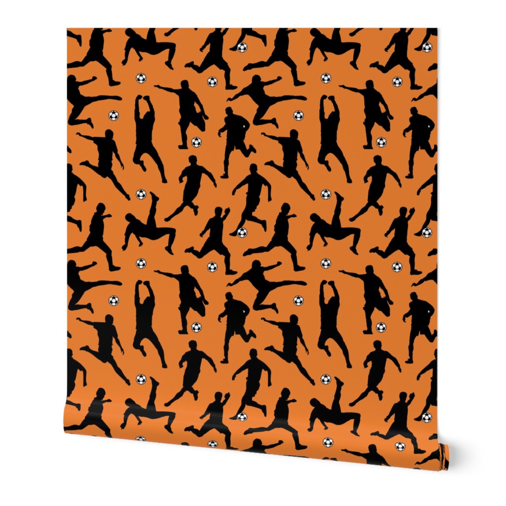 Soccer Players // Orange // Large