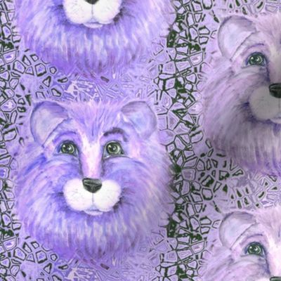 BLUE EYED PURPLE LION PSMGE