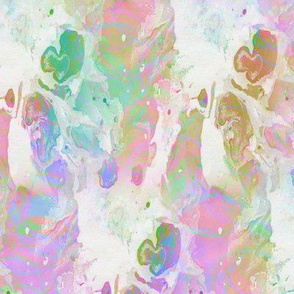 WATERCOLOR SWIRL MARBLED BACKGROUND abstract spring pastel bright ice cream FLWRHT