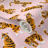 Tigers on the pink backround (small)