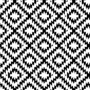 Turkish carpet white black.  oriental kilim rug with traditional geometric ornament. Tribal style.