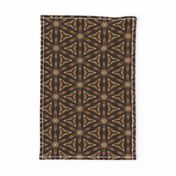 tribal lion hexagon tapestry  2 pavement africa symbol batik wax woodprint