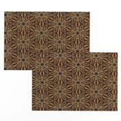 tribal lion flower hexagon tapestry 1 pavement africa symbol batik wax woodprint