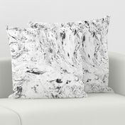 Marble art. Black and white