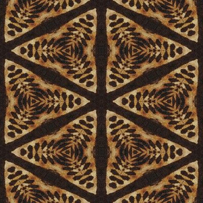tribal lion hexagon tapestry 3 pavement africa symbol batik was woodprint