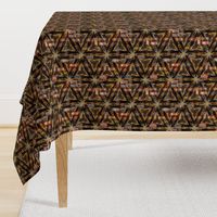 tribal lion modern hexagon tapestry 1 pavement africa symbol batik