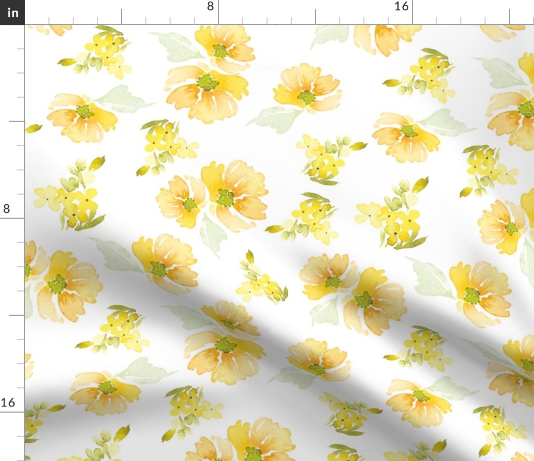 12" Sunshine Florals