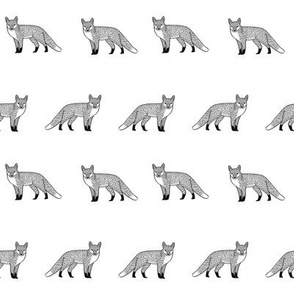 abc quilt //  foxes ABC's animals nursery fabric fox