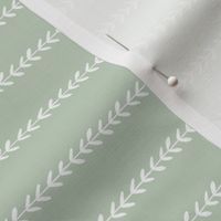 abc quilt //  stripes ABC's animals nursery fabric green white