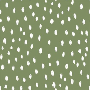 abc quilt //  dotsABC's animals nursery fabric green