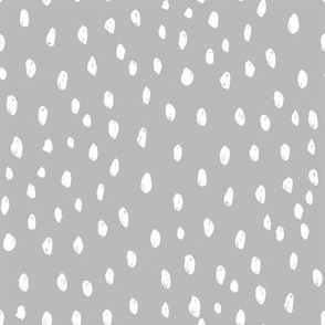 abc quilt //  dots ABC's animals nursery fabric grey