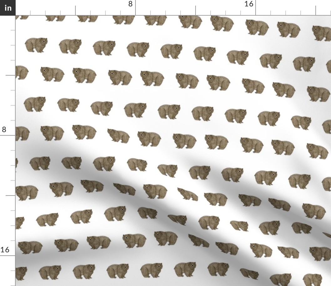 abc quilt //  bears ABC's animals nursery fabric