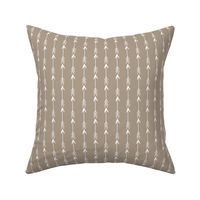 abc quilt //  arrows ABC's animals nursery fabric tan