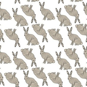 abc quilt // rabbit bunny animal woodland ABC's animals nursery fabric