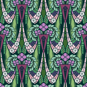 Gatsby style elaborate floral