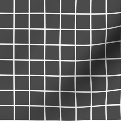 dark grey windowpane grid 1" reversed square check graph paper