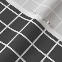 dark grey windowpane grid 1" reversed square check graph paper