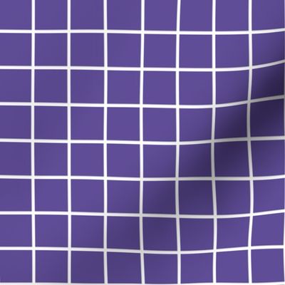 purple windowpane grid 1" reversed square check graph paper