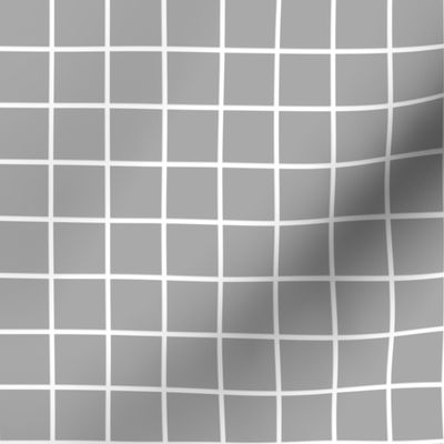 grey windowpane grid 1" reversed square check graph paper