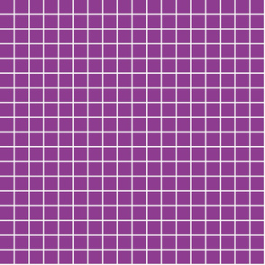 grape purple windowpane grid 1" reversed square check graph paper