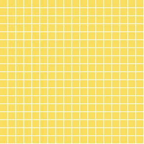 butter yellow windowpane grid 1" reversed square check graph paper