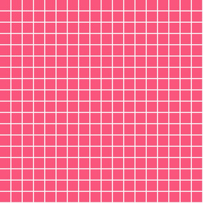 hot pink windowpane grid 1" reversed square check graph paper