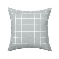 sterling grey windowpane grid 2" reversed square check graph paper