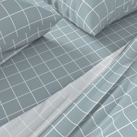 slate blue windowpane grid 2" reversed square check graph paper