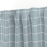 slate blue windowpane grid 2" reversed square check graph paper