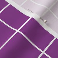 grape purple windowpane grid 2" reversed square check graph paper