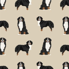 Bernese Mountain Dog dog breed fabric pet lovers sewing projects tan