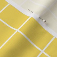 butter yellow windowpane grid 2" reversed square check graph paper