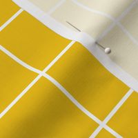 mustard yellow windowpane grid 2" reversed square check graph paper