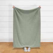 sage green windowpane grid 2" reversed square check graph paper