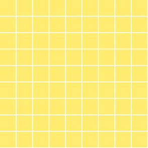 lemon yellow windowpane grid 2" reversed square check graph paper