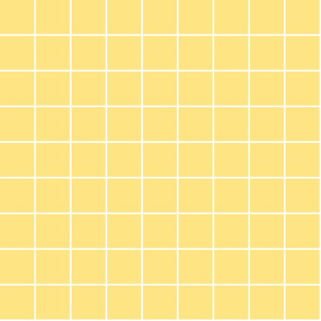 sunshine yellow windowpane grid 2" reversed square check graph paper